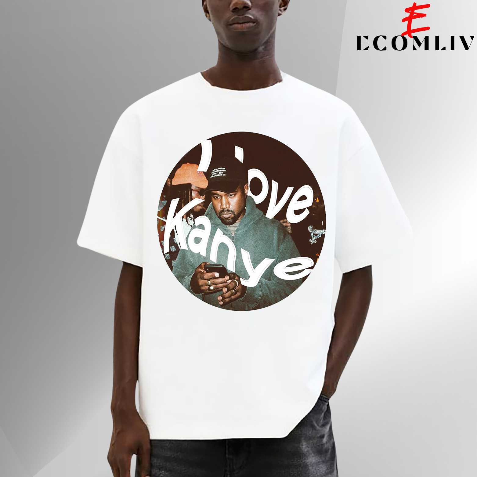 I Love Kanye T Shirt, Unisex Rap Tee, Hip Hop Streetwear Shirt
